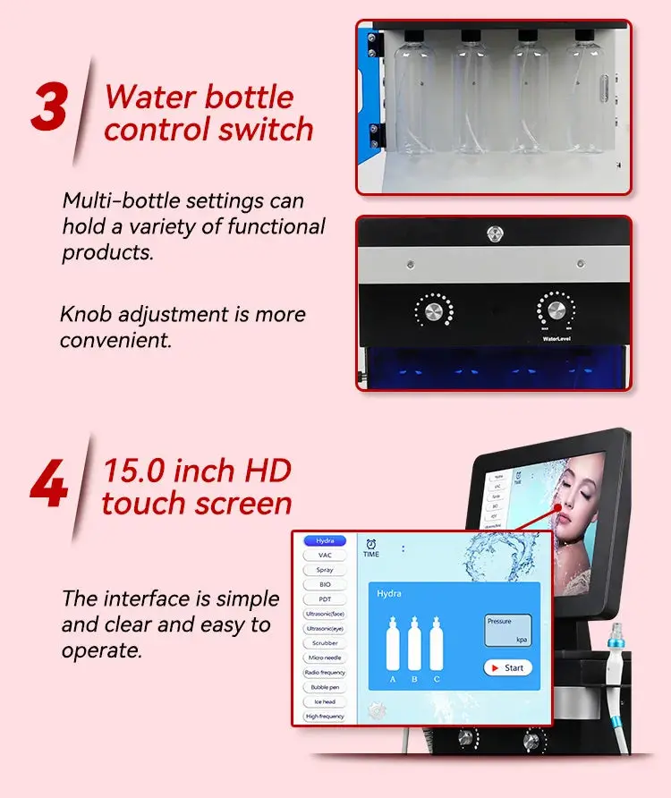 12-Mode Hydra-Oxygen Jet Facial System For Deep Cleansing And Hydration 1