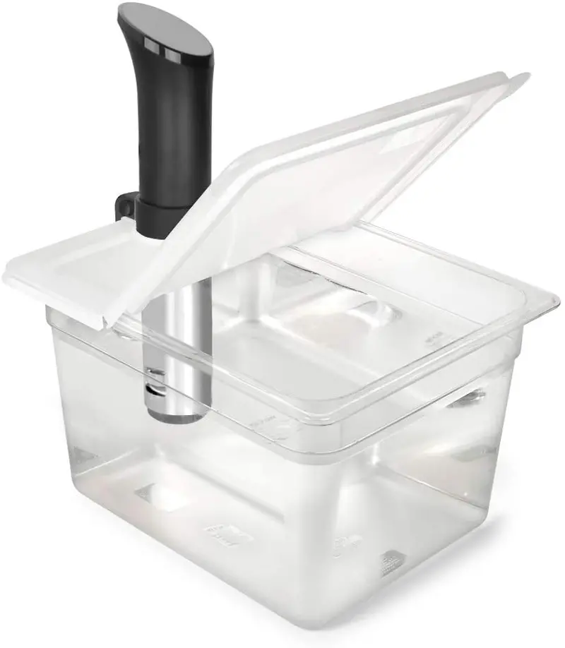 12-Quart Collapsible Sous Vide Container With Hinged Lid (Evc-12) 1