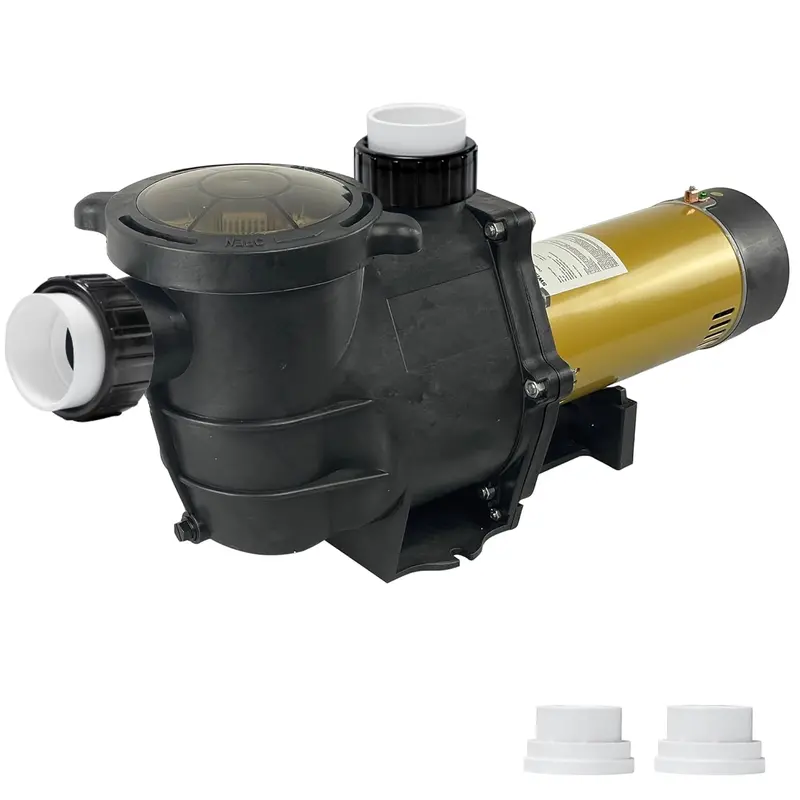 2.5 Hp Dual-Voltage Pool Pump – Thermal-Protected 115/230V Circulation System (6480 Gph, 1.5"/2" Ports) 1