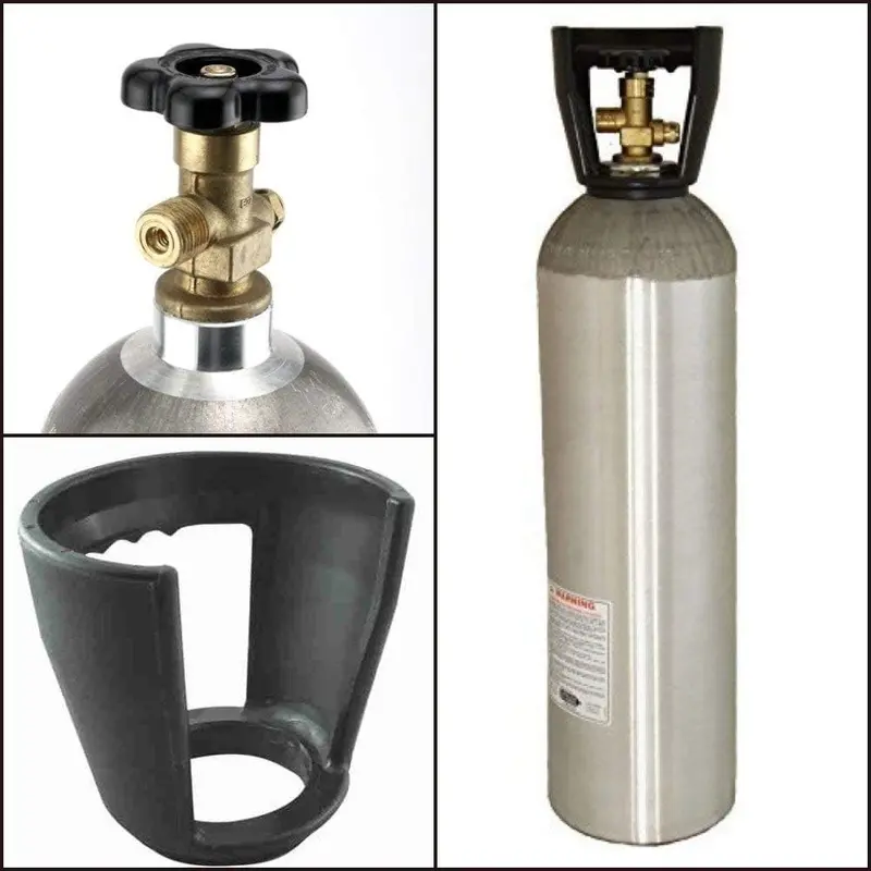 20 Lb Aluminum Co₂ Cylinder With Siphon Tube – Industrial-Grade Liquid Co₂ Tank 1