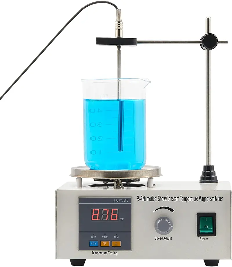 200W Digital Magnetic Stirrer & Hotplate – 1L Capacity, Variable Speed & Temp Control 1