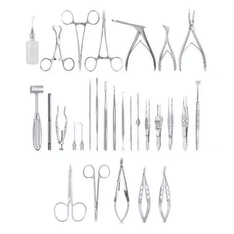 24-Piece Stainless Steel Ophthalmic Strabismus Instrument Set 1