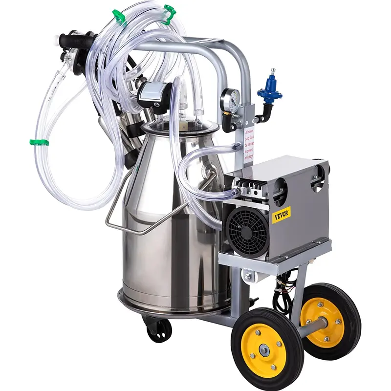 25L Electric Cow And Goat Milking Machine – 5–8 Animals/Hour, 0.55 Kw, 1680 Rpm 1