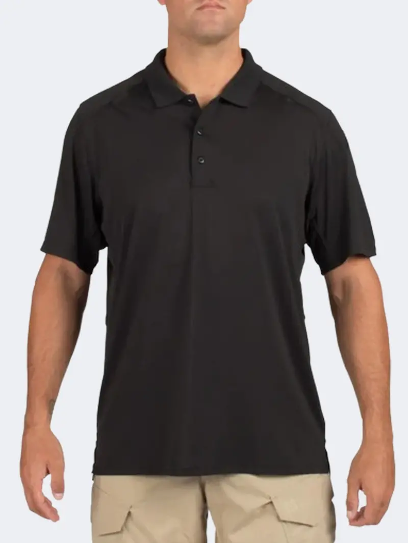 5.11 Helios Tactical Polo For Men – Short Sleeve, Black 1