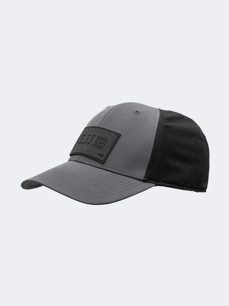 5.11 Topo Box Vent-Tac Tactical Cap In Flint Gray 1