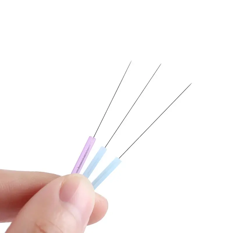 500-Piece Set Of Plastic-Handle Acupuncture Needles For Facial Rejuvenation And Cosmetic Micro-Stimulation 1