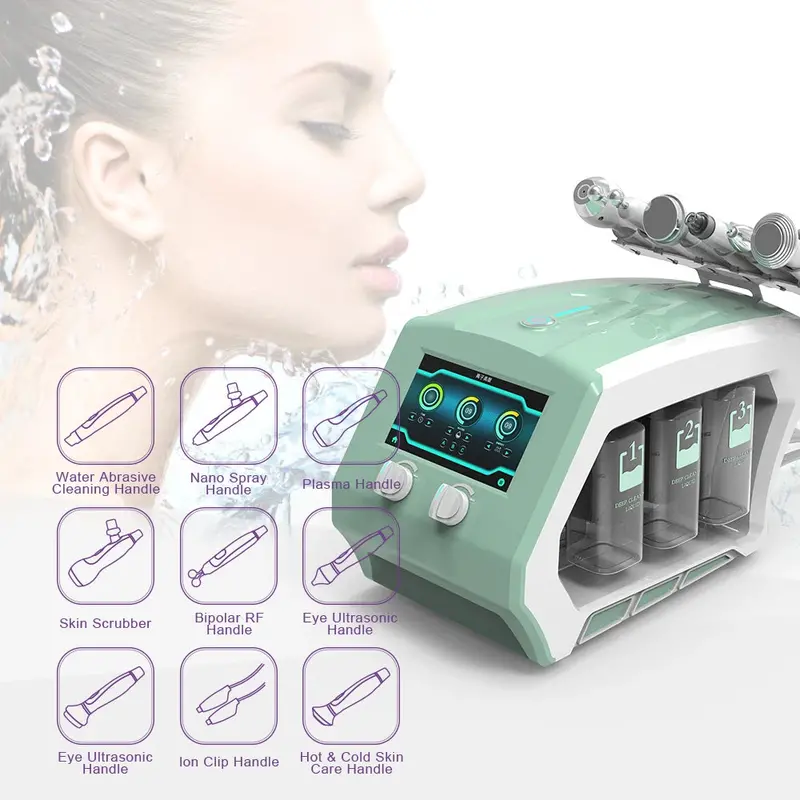8-Function Portable Hydra Facial Device | Aqua Microdermabrasion, Oxygen Jet, And Skin Hydration System 1
