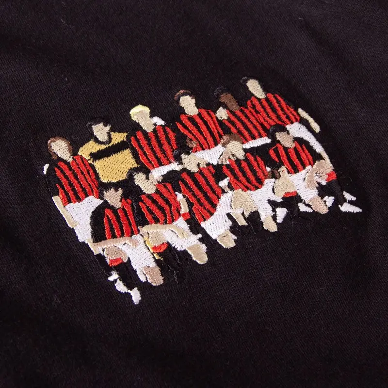 Ac Milan Uefa Champions League 2003 Commemorative Black T-Shirt 1