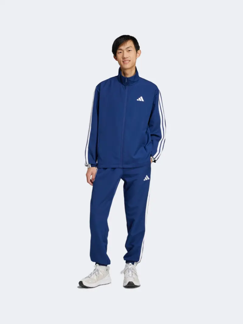 Adidas 3-Stripes Woven Men'S Tracksuit – Dark Blue 1