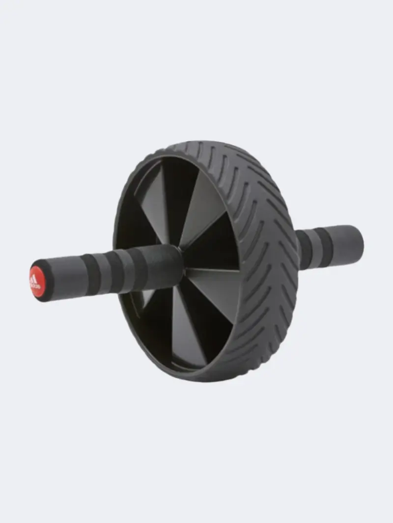 Adidas Ab Crunch Fitness Wheel – Dual-Tone Black & Red 1