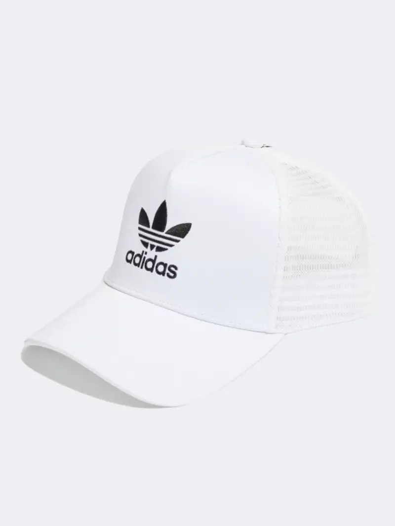Adidas Adicolor Classic Curved Foam Unisex White Cap 1