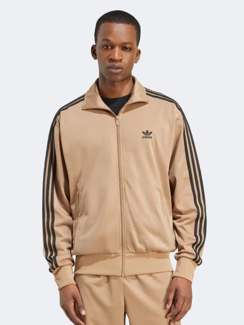 Adidas Adicolor Firebird Track Top For Men – Cardboard Color 1