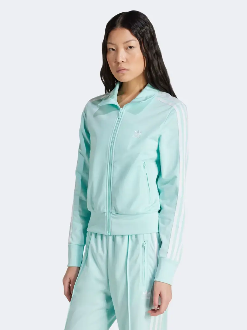 Adidas Adicolor Firebird Women'S Semi Flash Aqua Track Top 1
