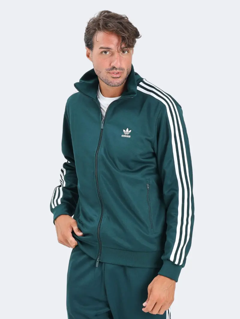 Adidas Adicolor Track Top For Men – Aurora Ivy And White Combo 1
