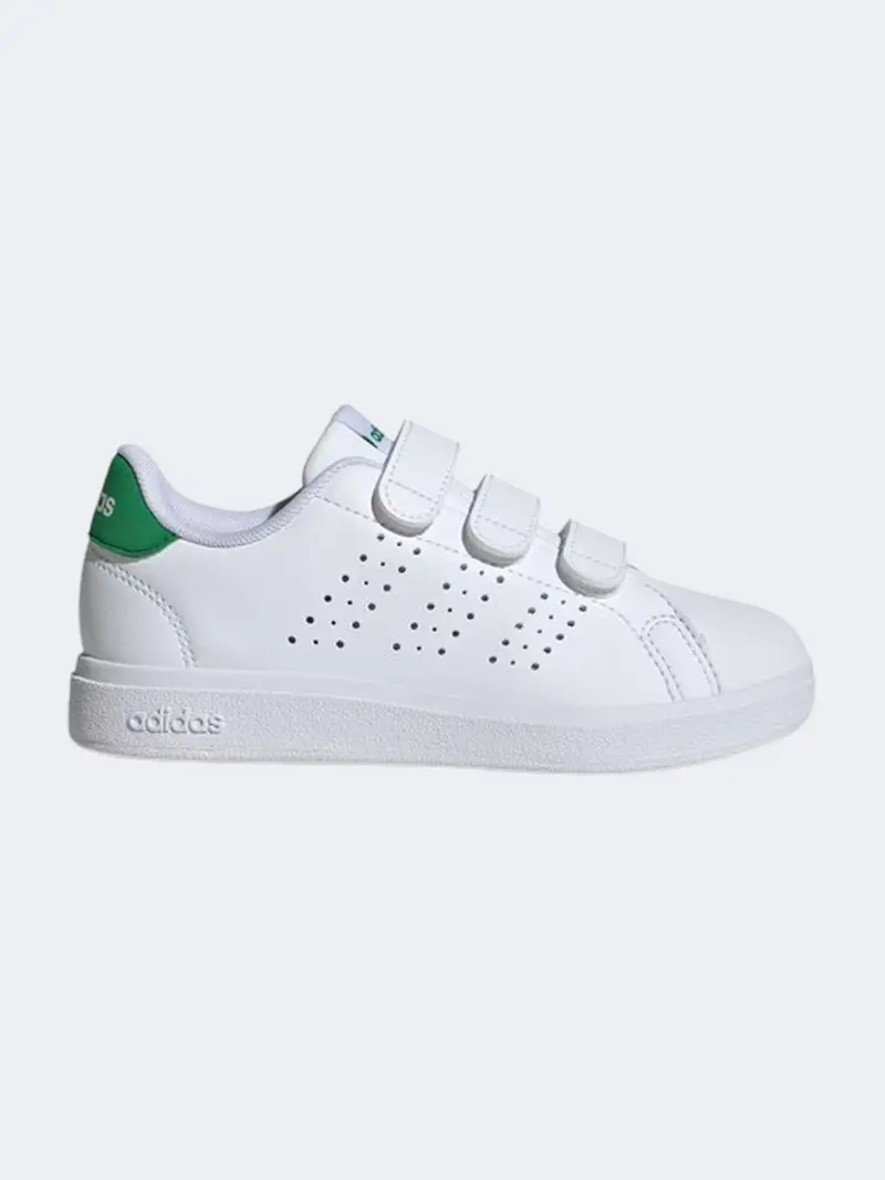 Adidas Advantage Base 2 Ps Sneakers – White And Green 1