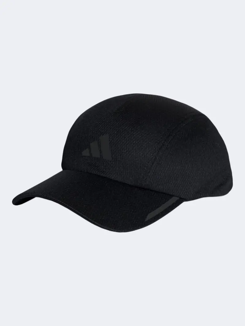 Adidas Aeroready Four-Panel Mesh Training Cap – Unisex Running & Gym Style, Black 1