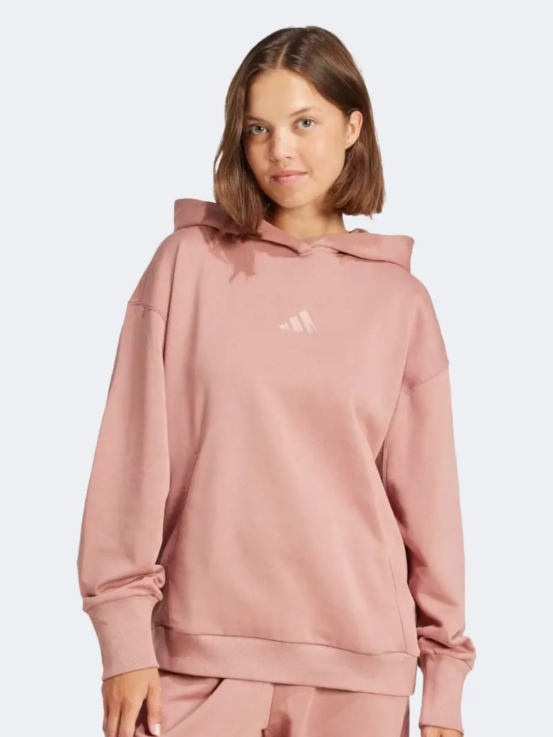 Adidas All Szn French Terry Hoodie For Women – Warm Clay 1