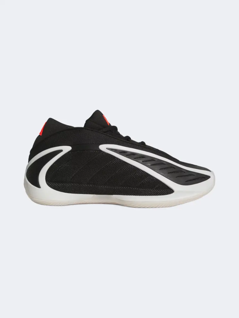 Adidas Anthony Edwards 2 Men'S Basketball Sneakers – Black, Red & Metallic Silver 1