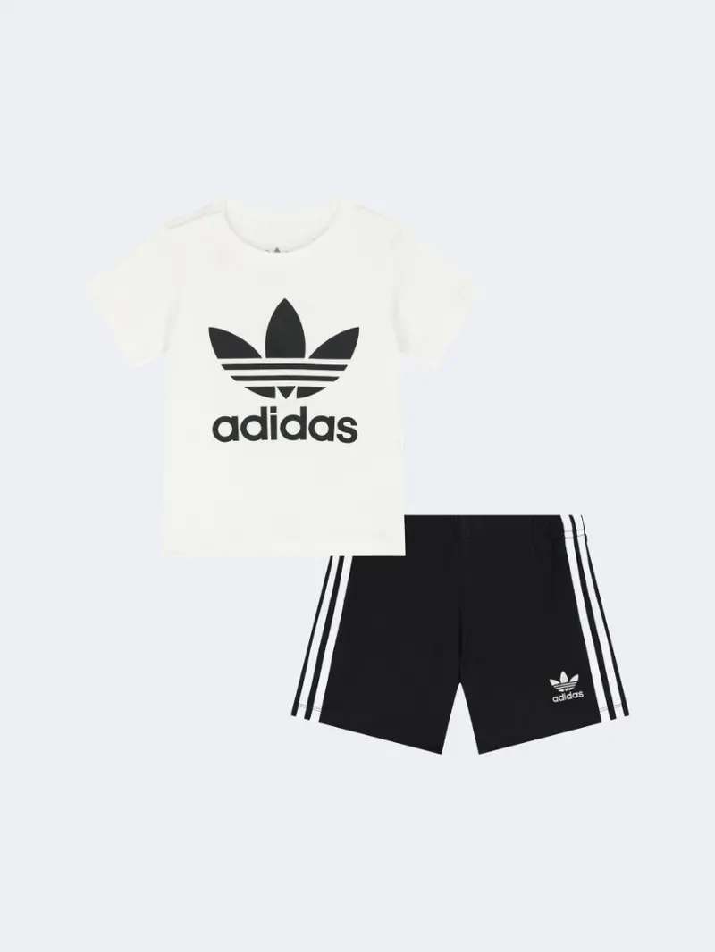 Adidas Baby Boys' Original Two-Piece Set – Black And White 1