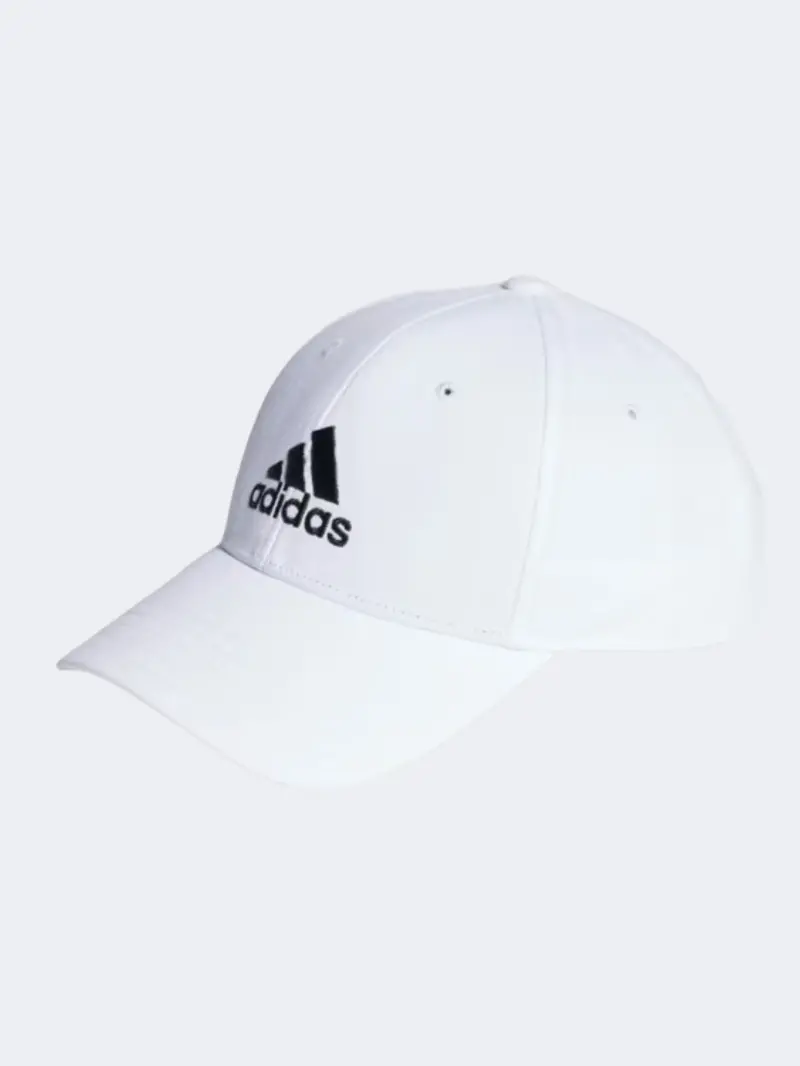 Adidas Baseball Unisex White & Black Training Cap 1