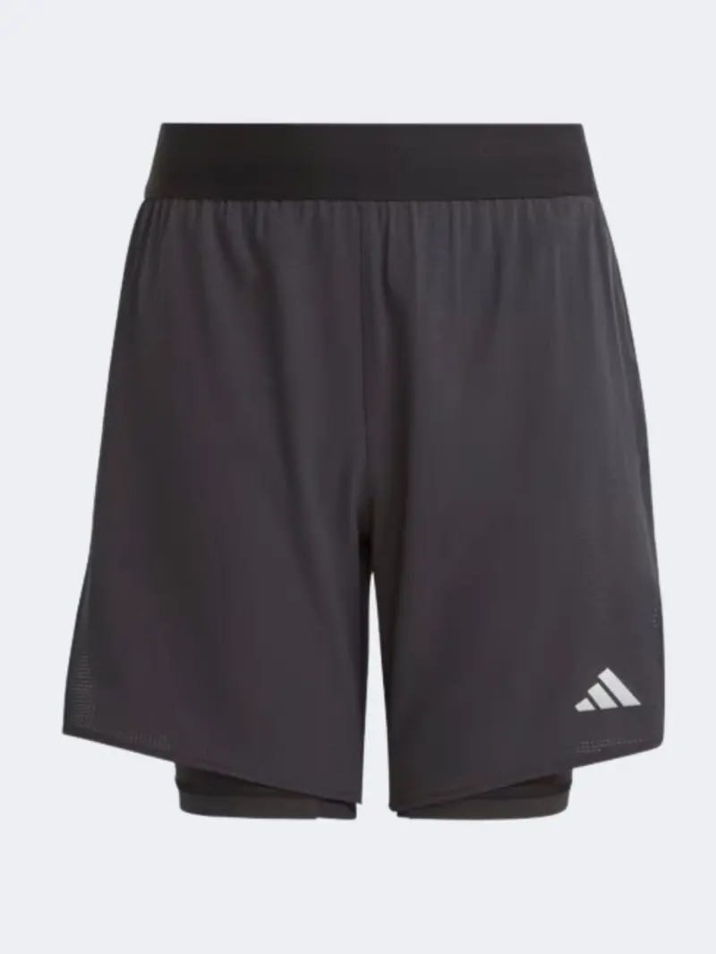 Adidas Boys' Black And Silver Hiit Heat Rdy Sportswear Shorts 1
