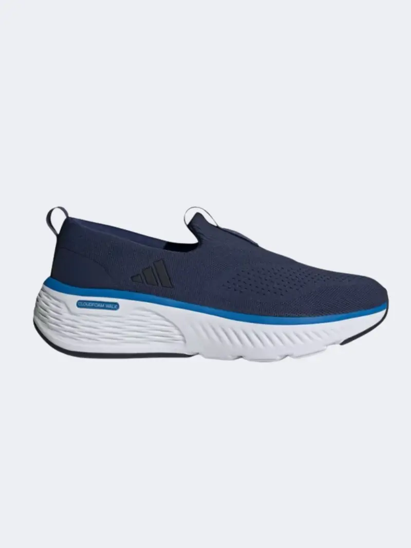 Adidas Cloudfoam Go Lounge Slip-Ons – Men’S Dark Blue And White Comfort Shoes 1