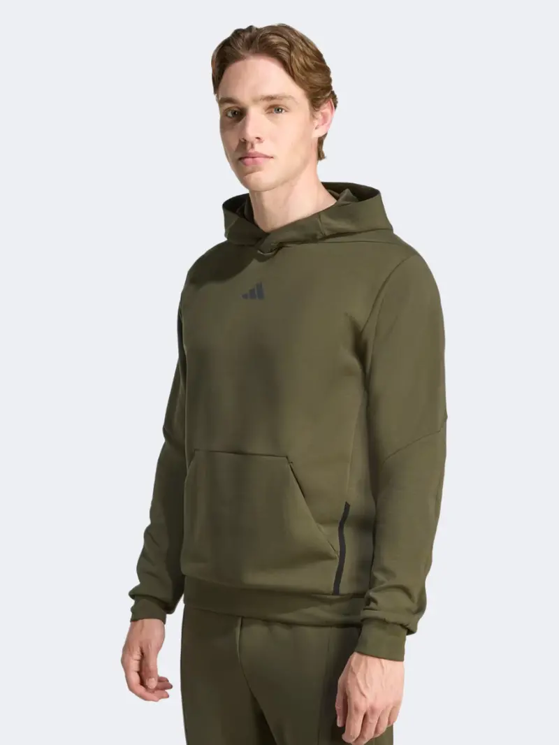 Adidas D4T Men'S Training Hoodie – Night Cargo 1