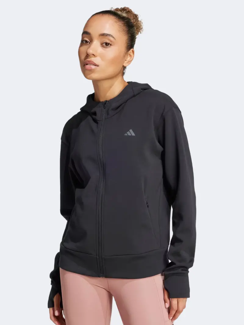 Adidas D4T Women'S Black Training Hoodie 1
