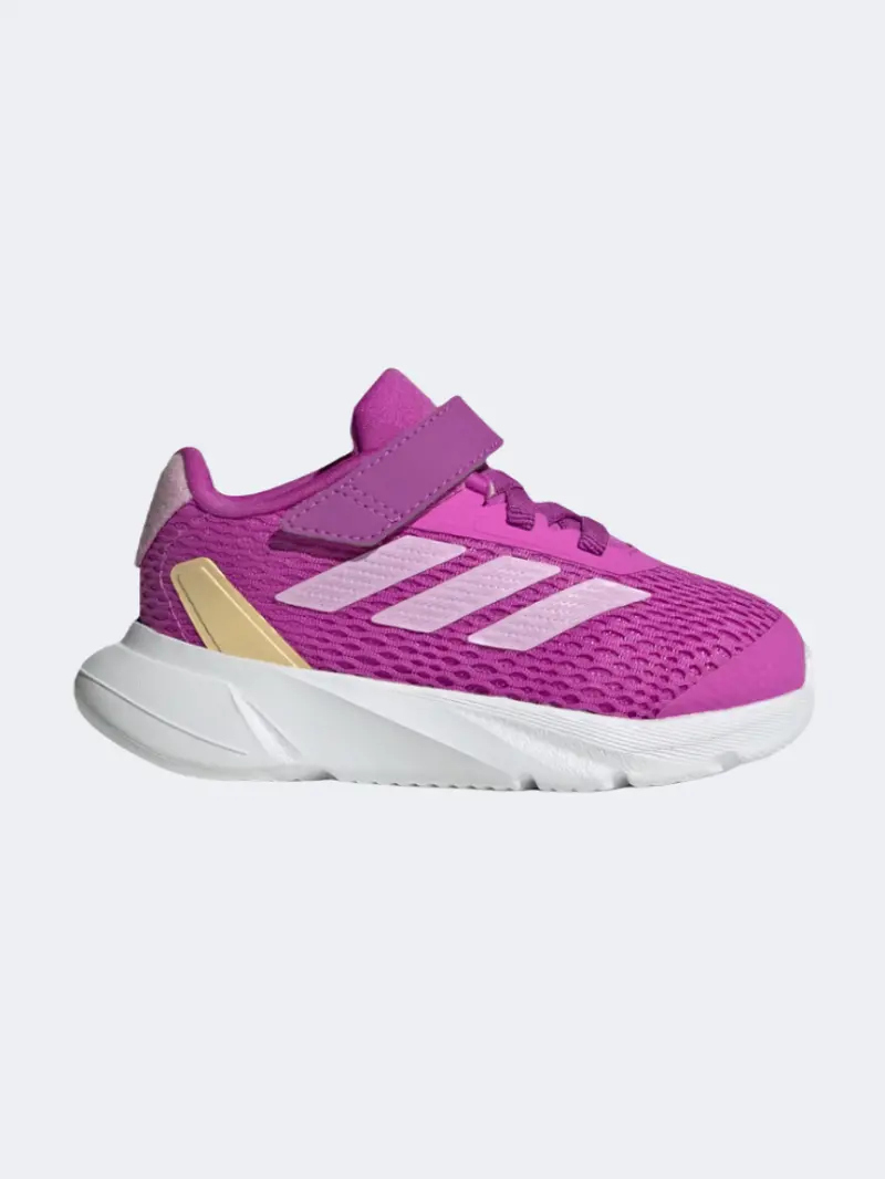 Adidas Duramo Sl Infant Girls Running Shoes – Purple, Lilac & Black 1