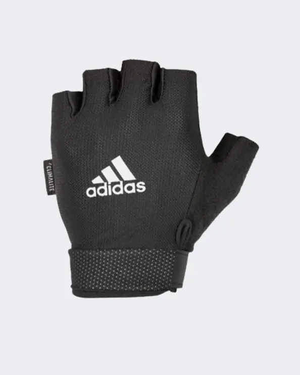 Adidas Essential Adjustable Fitness Gloves – Xl, Black/White 1