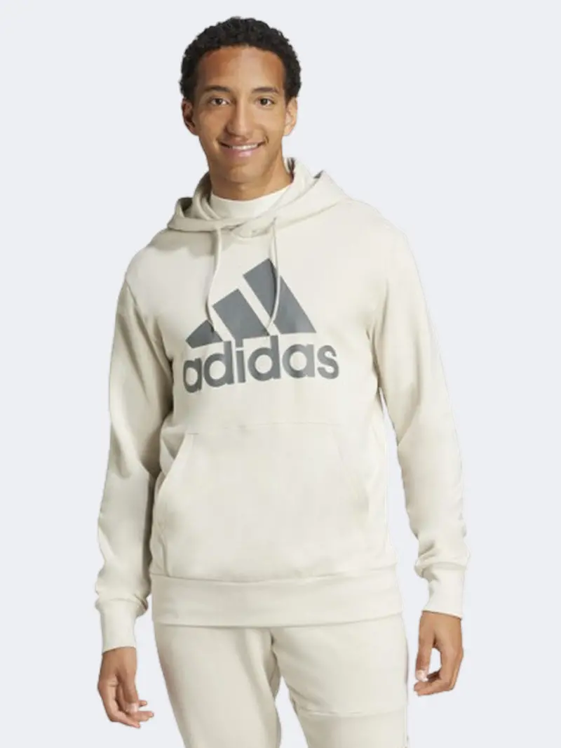 Adidas Essentials Big Logo Hoodie For Men – Alumina Neutral Sportswear Sweatshirt 1
