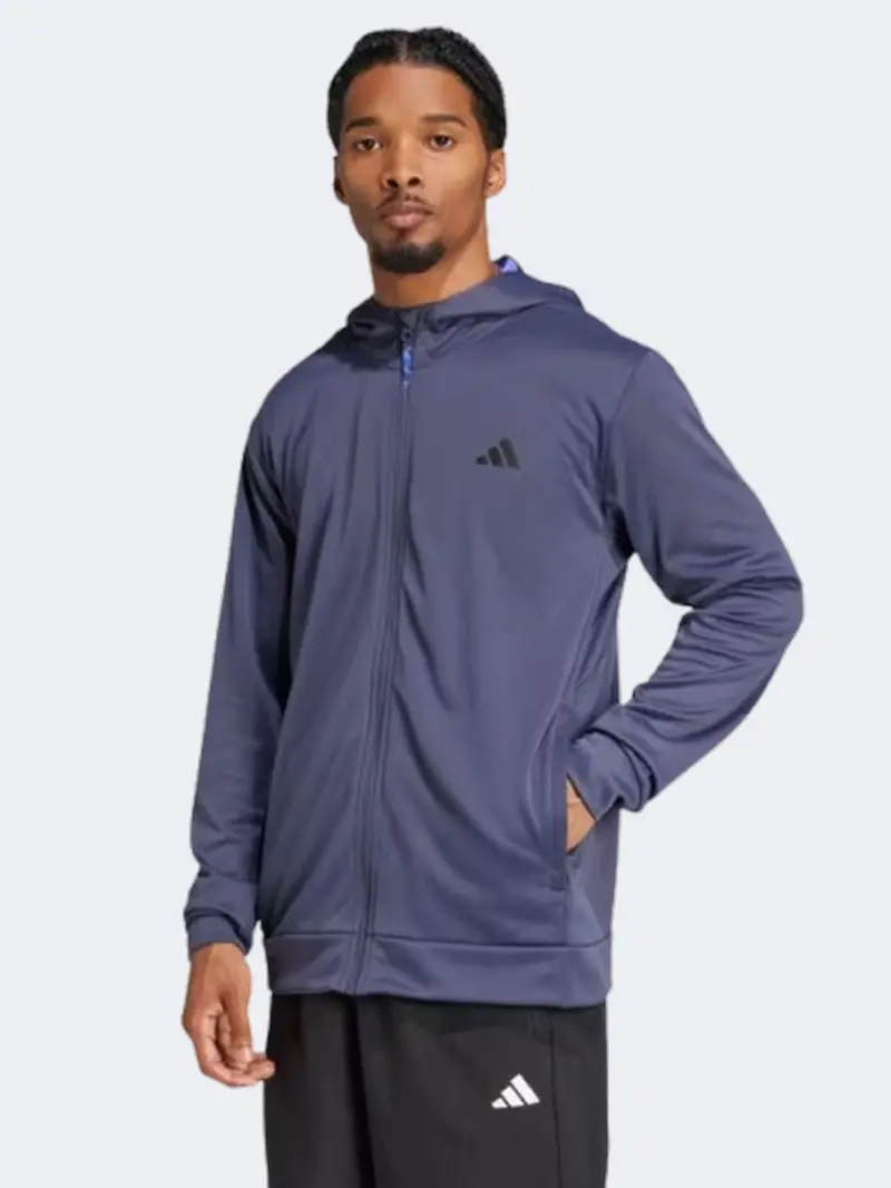 Adidas Essentials Camo Hoodie For Men – Shadow Navy 1