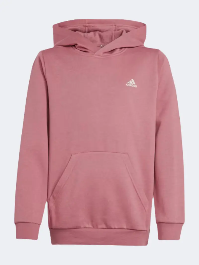Adidas Essentials Cozy Hoodie For Girls – Preloved Crimson 1