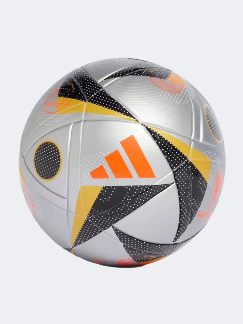 Adidas Euro 24 League Football Ball – Silver, Gold & Black 1