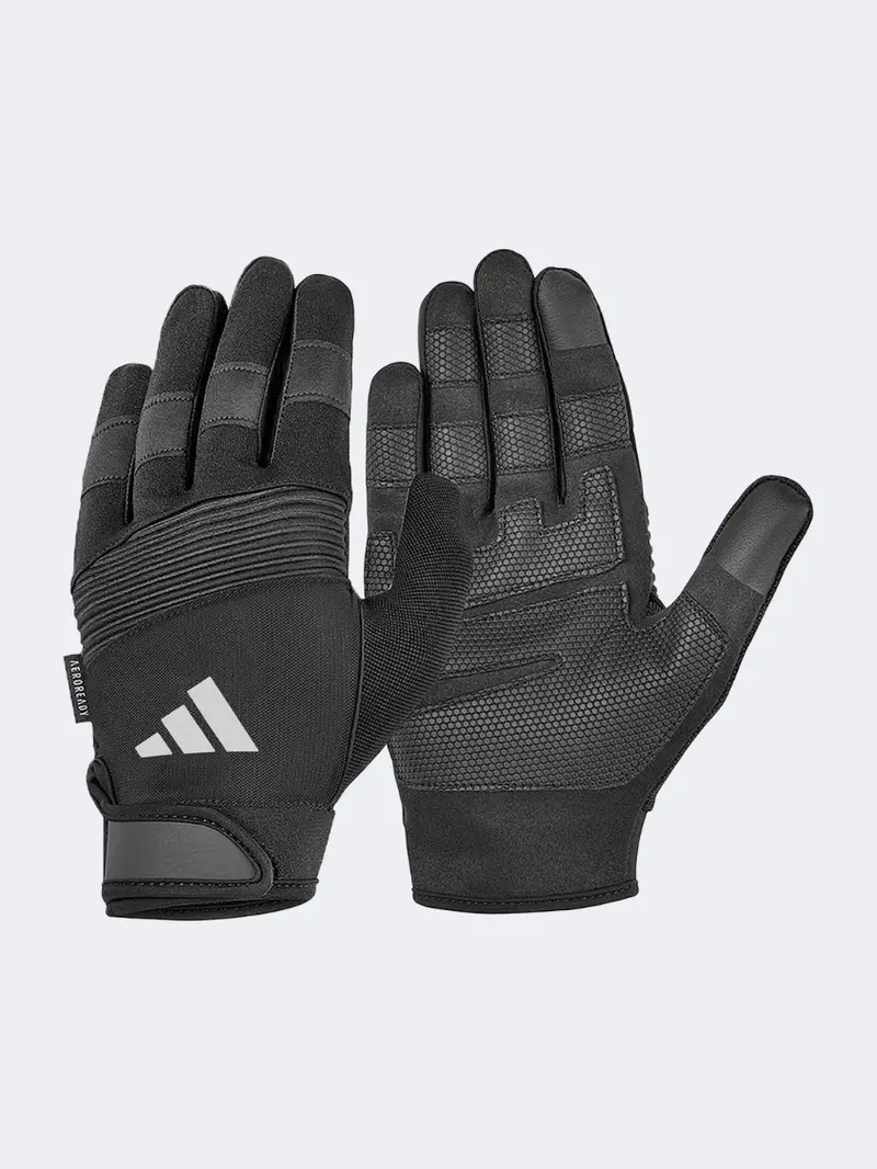 Adidas Full-Finger Grey Performance Fitness Gloves – Unisex 1
