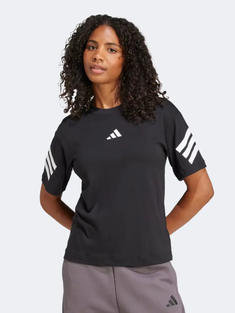 Adidas Future Icons Black Sportswear T-Shirt For Women 1