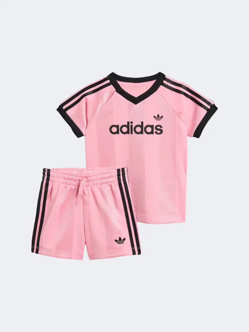 Adidas Girls' Light Pink Originals Coordinated Outfit 1