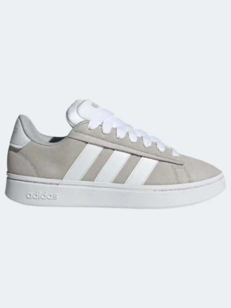Adidas Grand Court Alpha 00S Men'S Grey And Cloud White Sportswear Sneakers 1