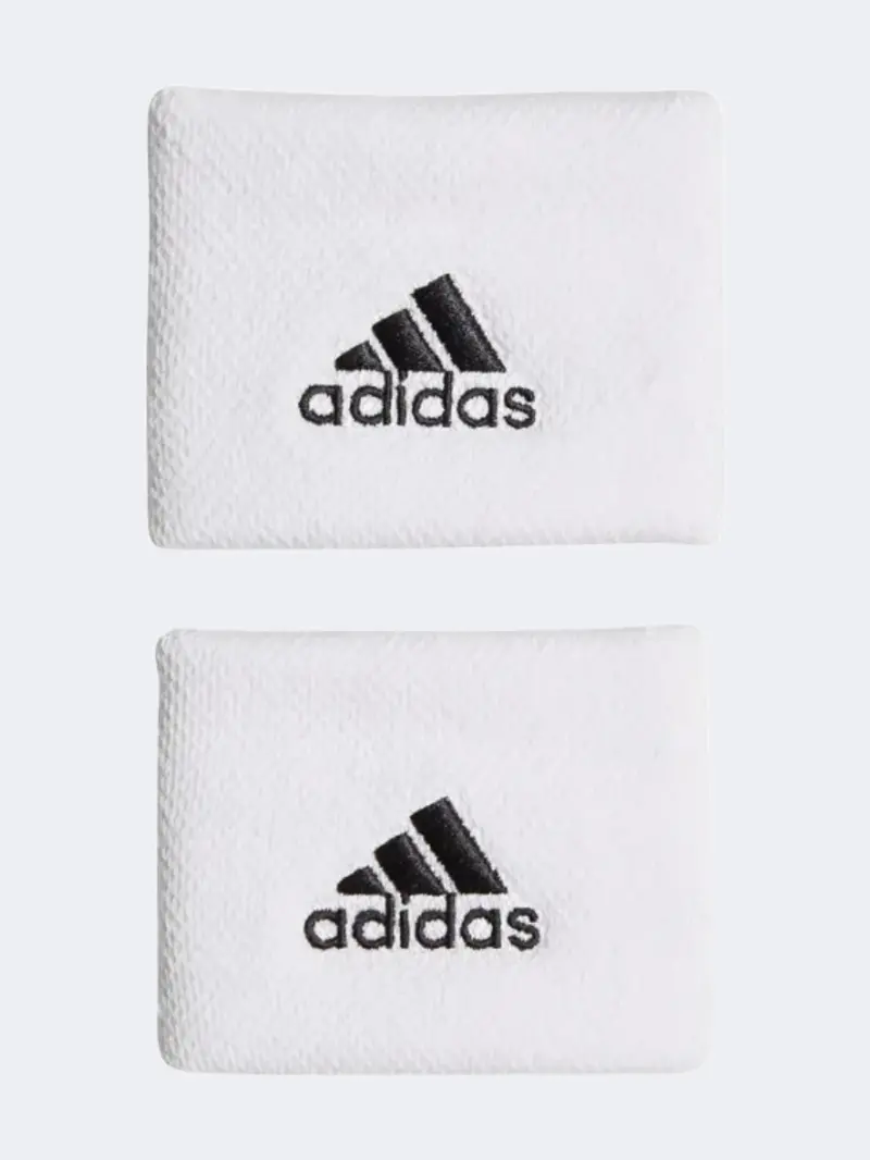 Adidas Hd9125 Small Unisex Tennis Wristband – White Black 1