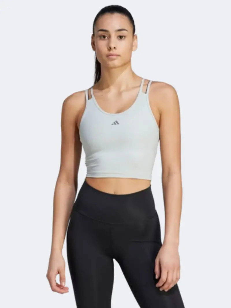 Adidas Hiit Hr Women'S Performance Training Tank – Wonder Silver 1