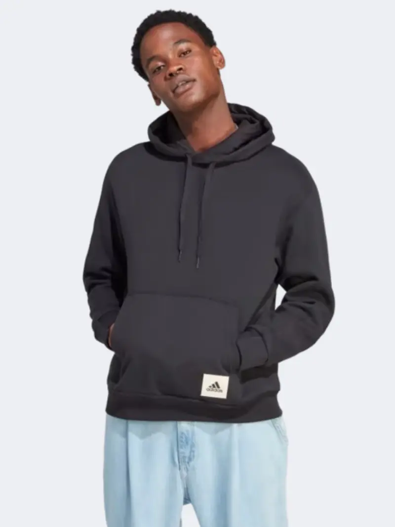 Adidas Lounge Men'S Black Sportswear Hoodie 1