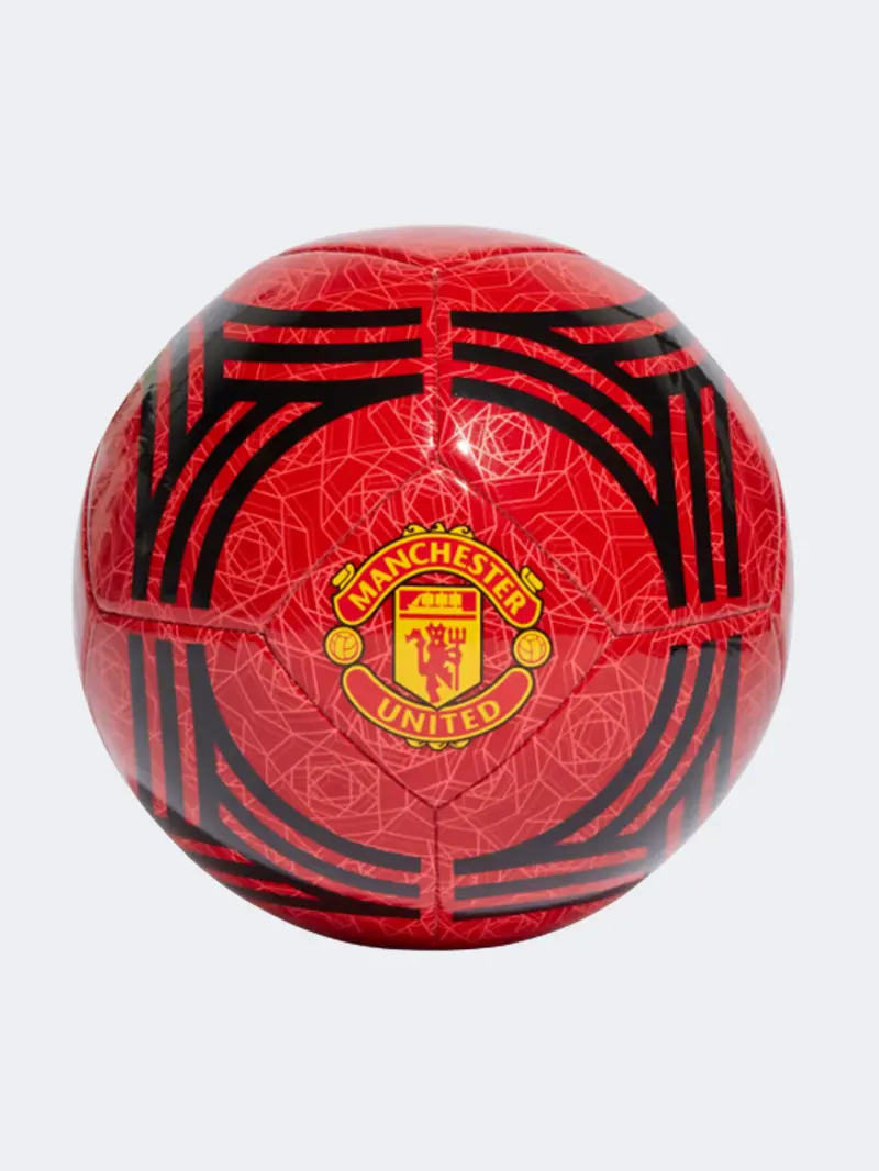 Adidas Manchester United Official Match Football – Red & Black 1