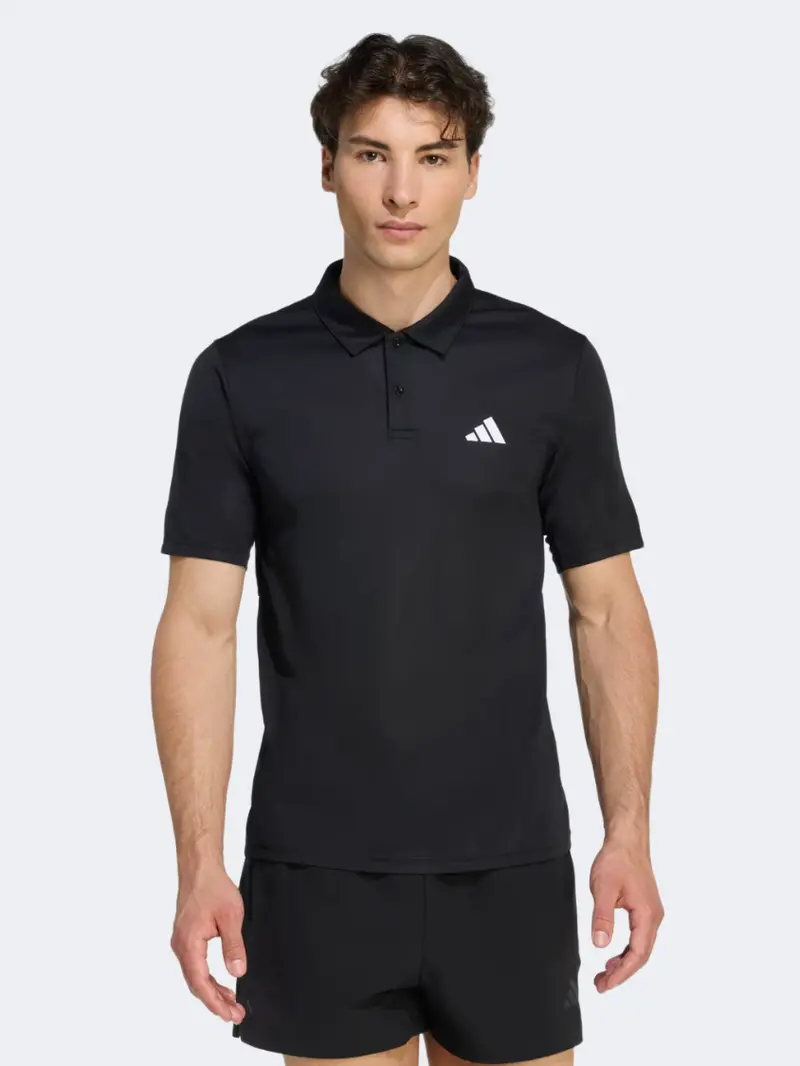 Adidas Men'S Base Workout Essentials Polo – Black 1