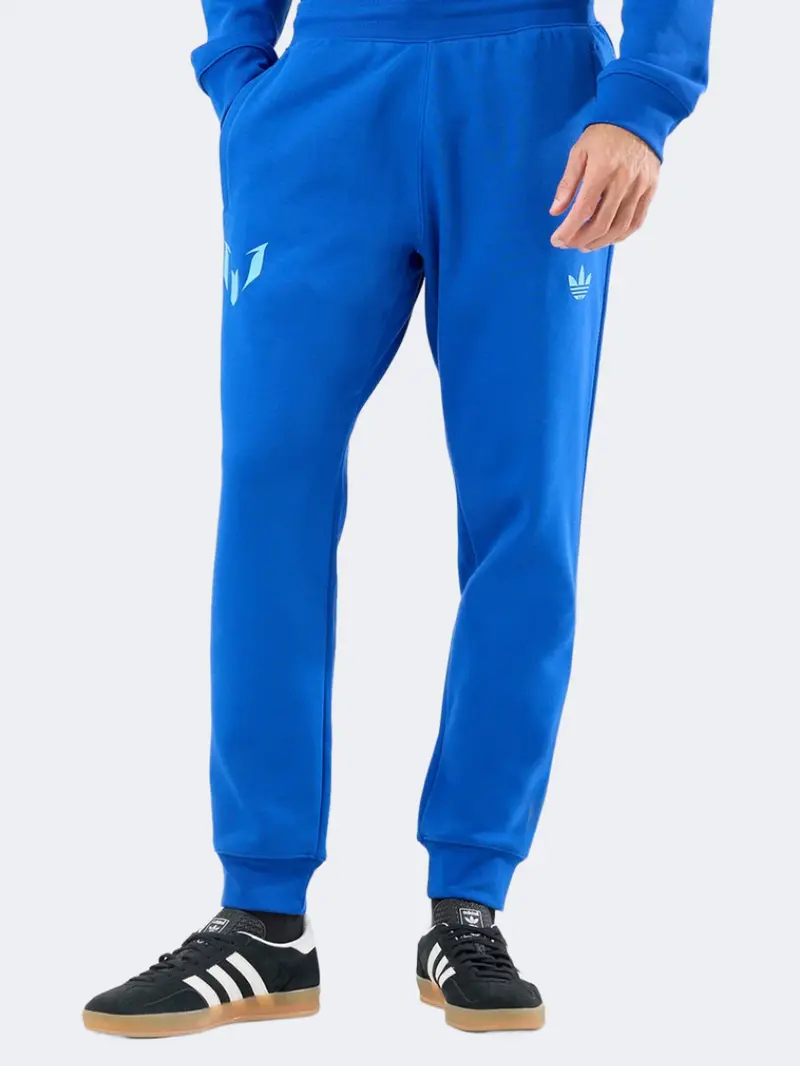 Adidas Messi Men’S Football Training Pants – Royal Blue Athletic Fit 1