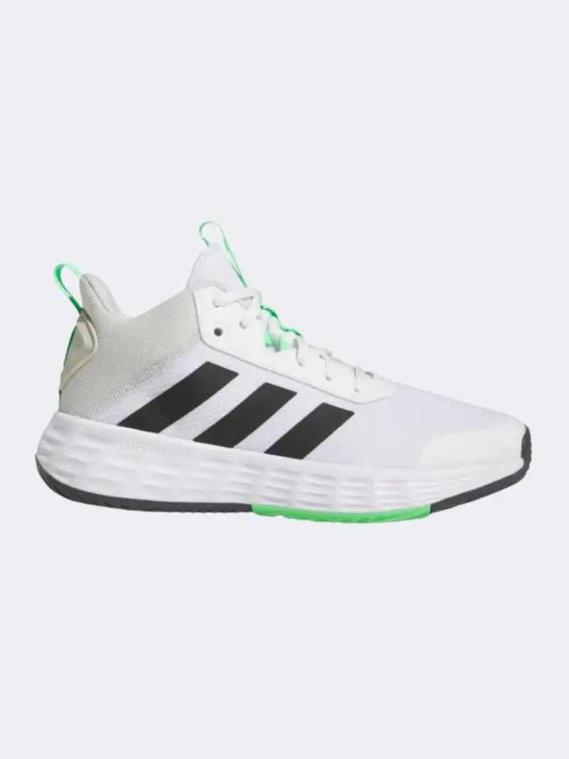 Adidas Own The Game 2 Men'S Basketball Shoes – White, Black, Green 1