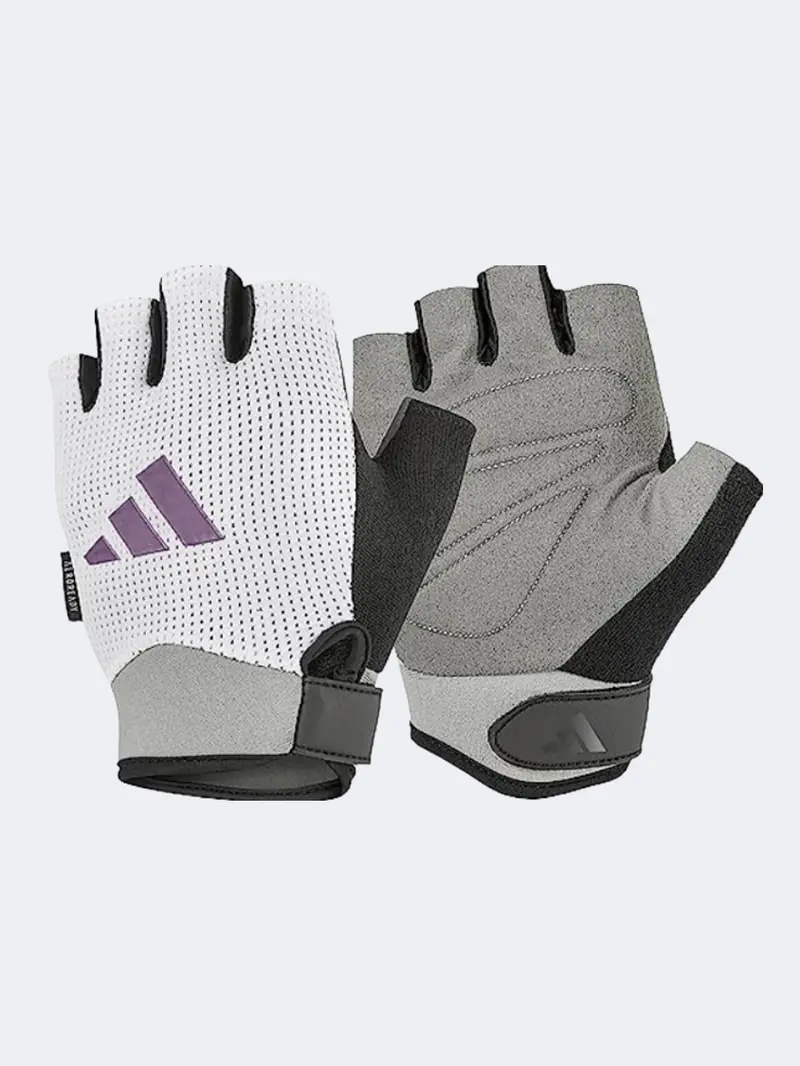 Adidas Performance Fitness Gloves – Crisp White 1