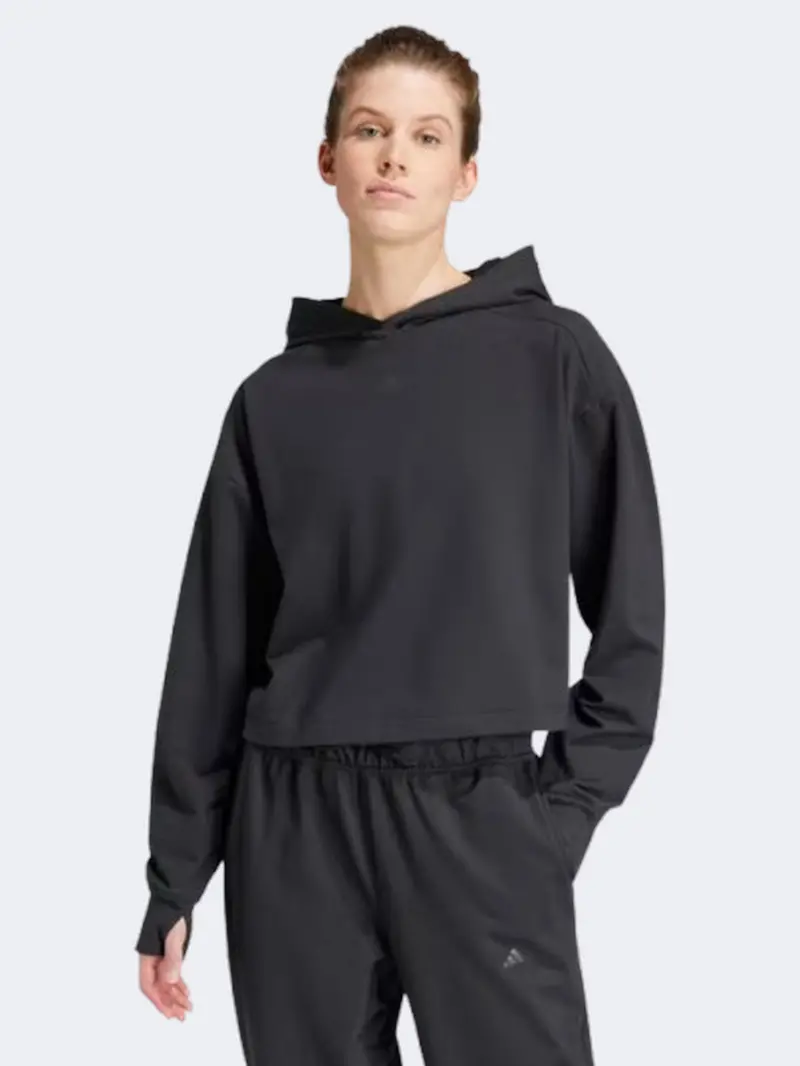 Adidas Power Black Training Hoodie For Women 1