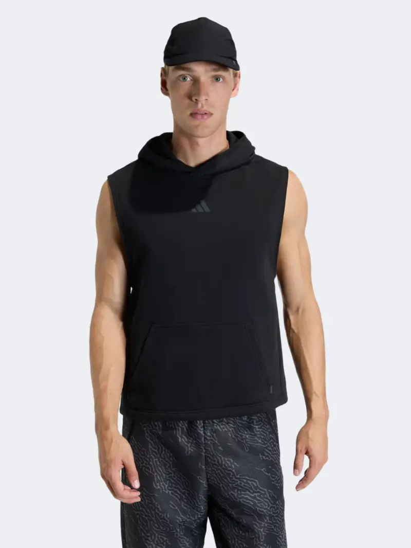 Adidas Power Workout Hoodie For Men – Black Training Layer 1