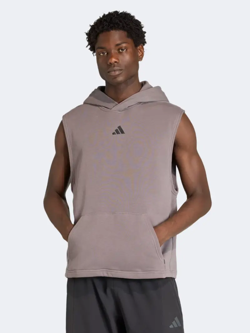 Adidas Power Workout Hoodie For Men – Charcoal Training Apparel 1