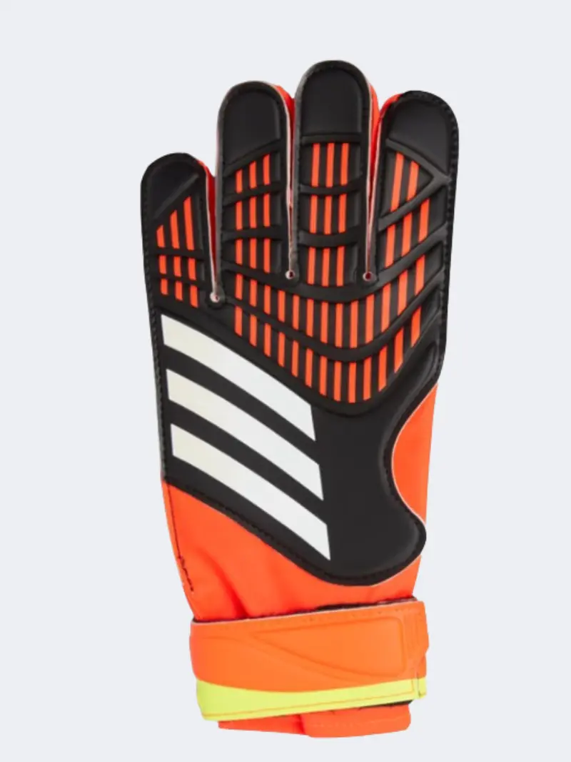 Adidas Predator Adult Football Gloves – Black, Red, Yellow 1